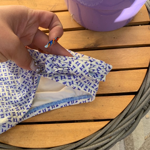 Girls bikini bottom with bows cobalt blue juicy couture - Picture 5 of 6